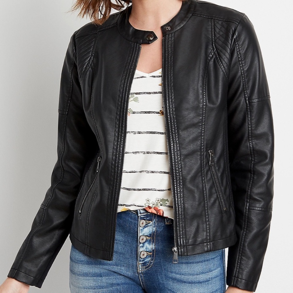 Maurices Faux Leather Moto Jacket